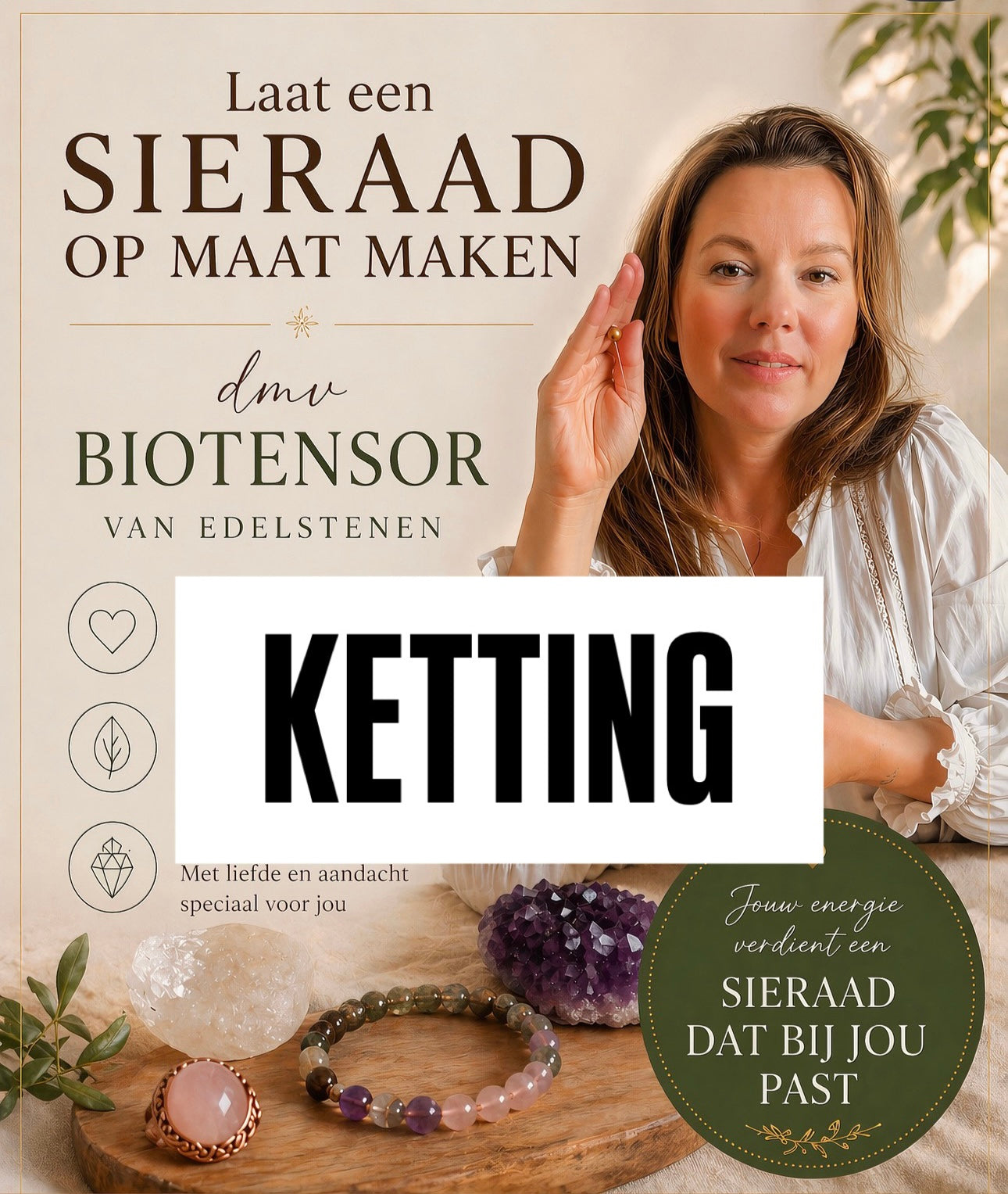 Biotensor sierraad op maat ketting