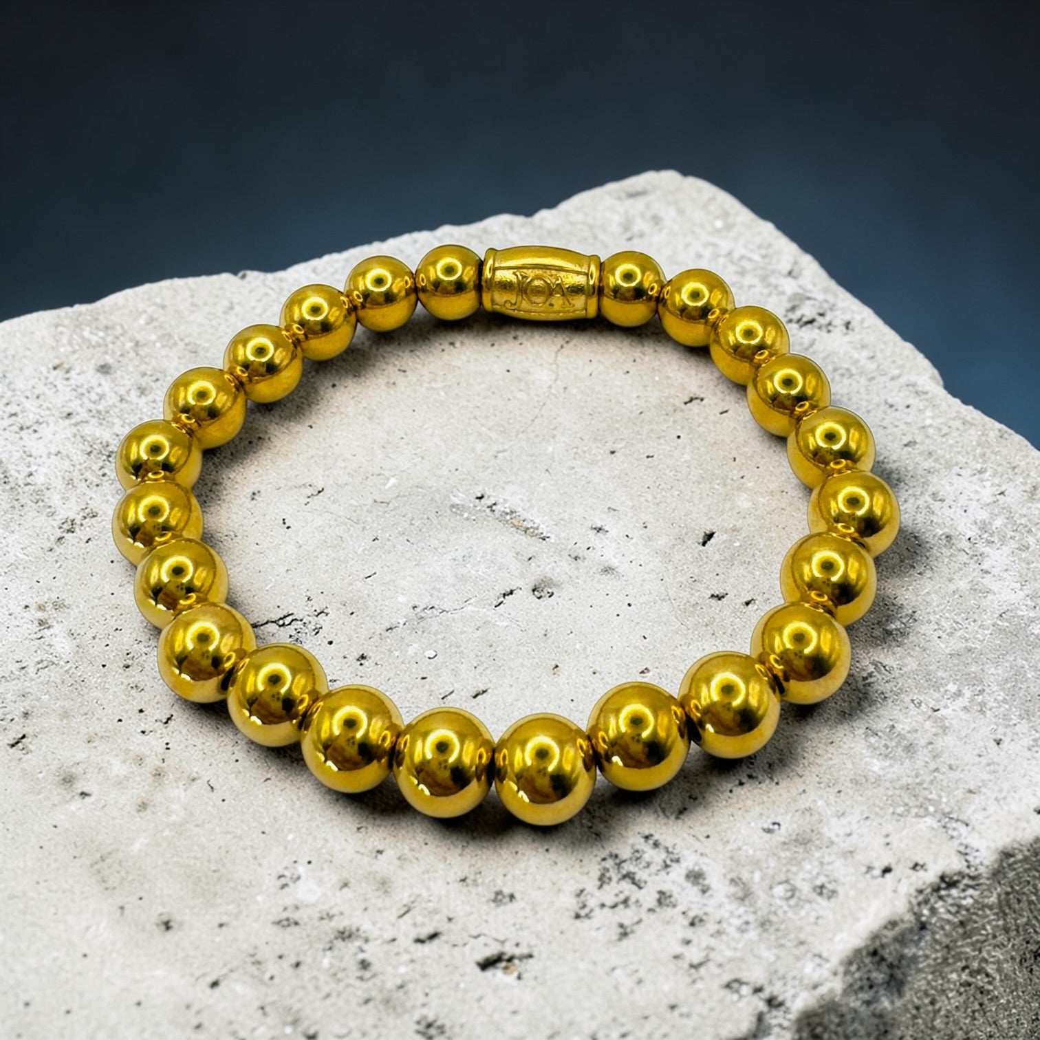 Stainless steel gouden dames armband
