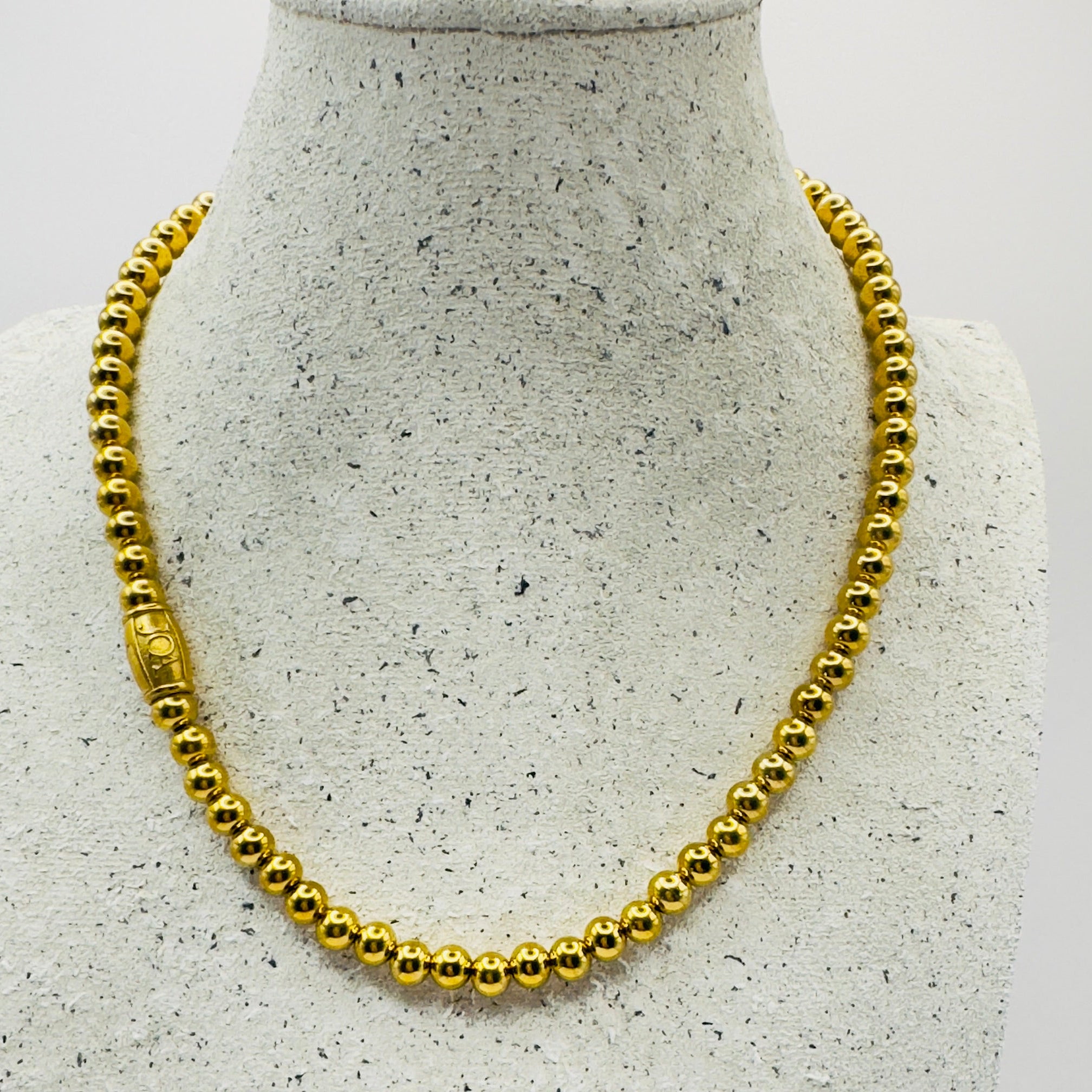 Goud stainless steel dames ketting 