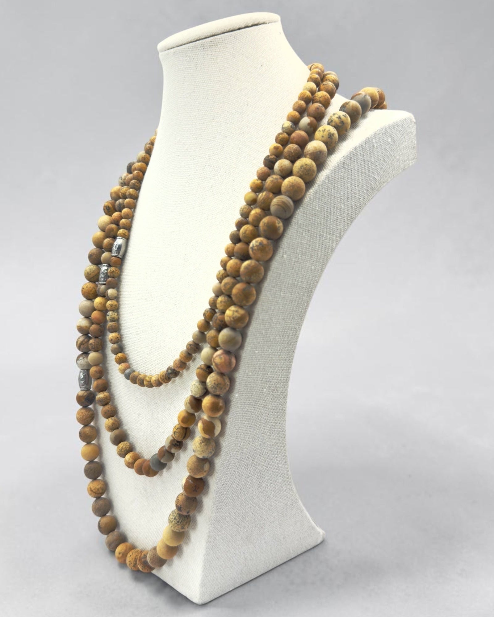 picture jaspis edelsteen ketting