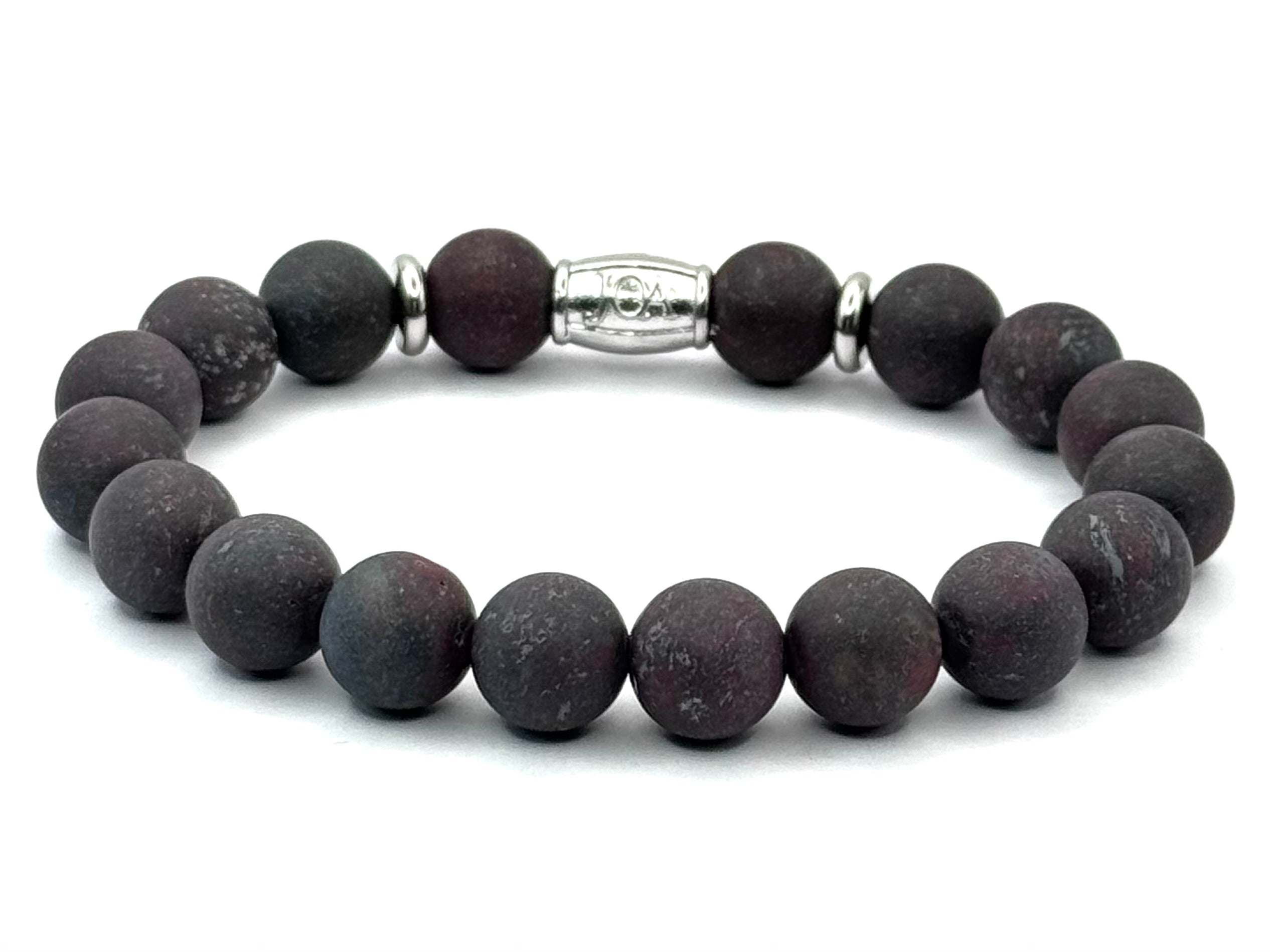 breccie jaspis edelsteen armband 10mm