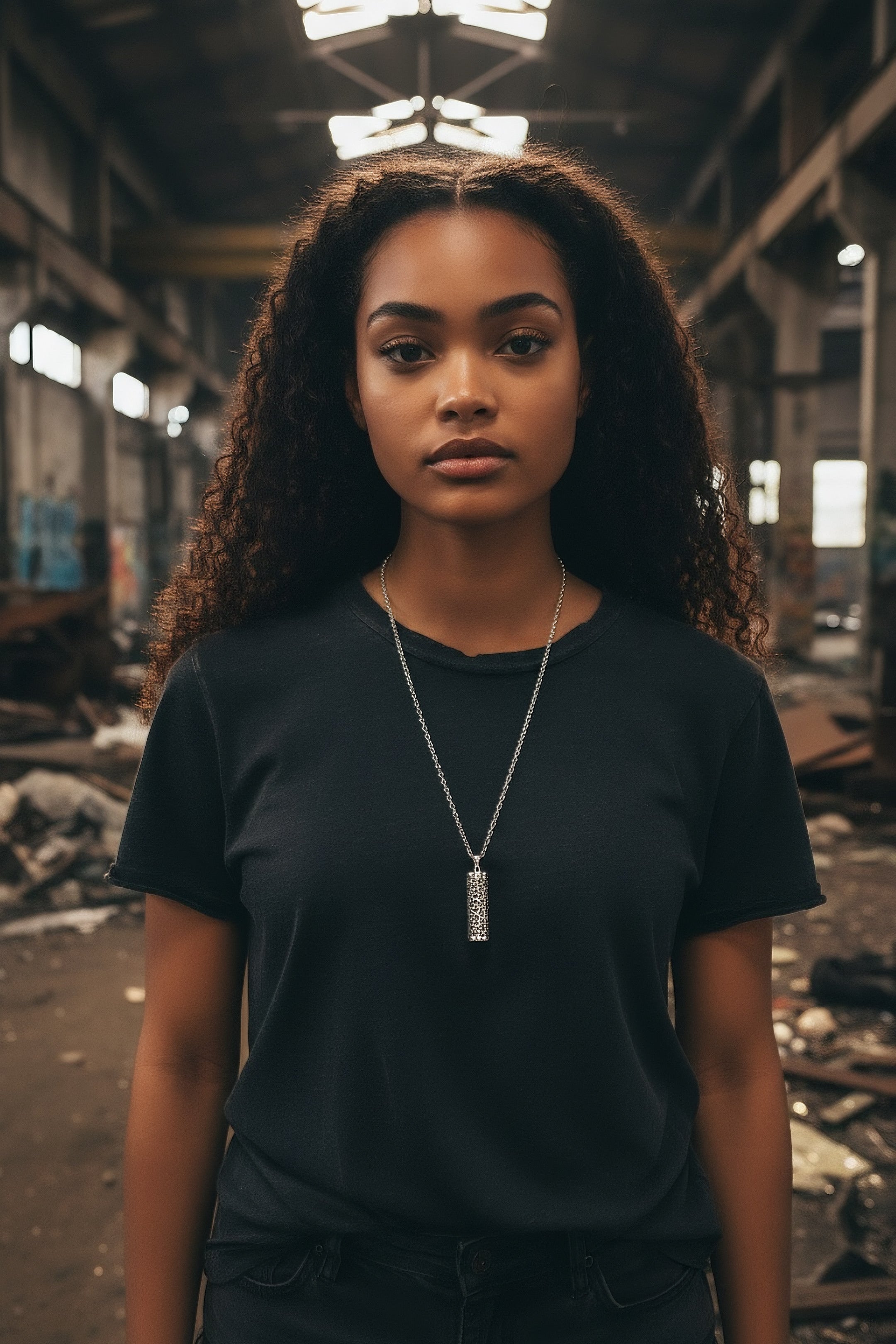 Zilveren festival ketting