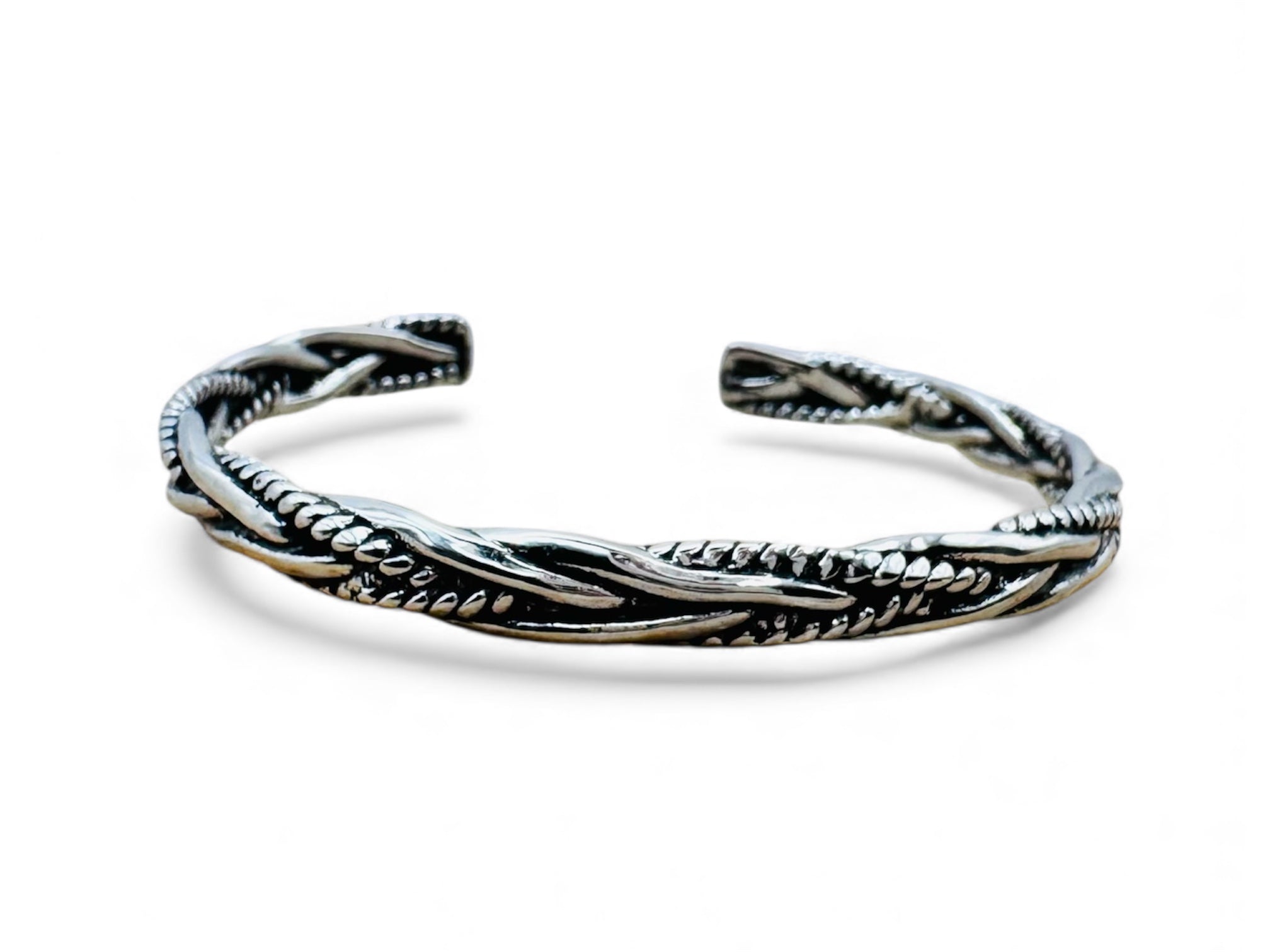 zilveren edelstalen heren armband 