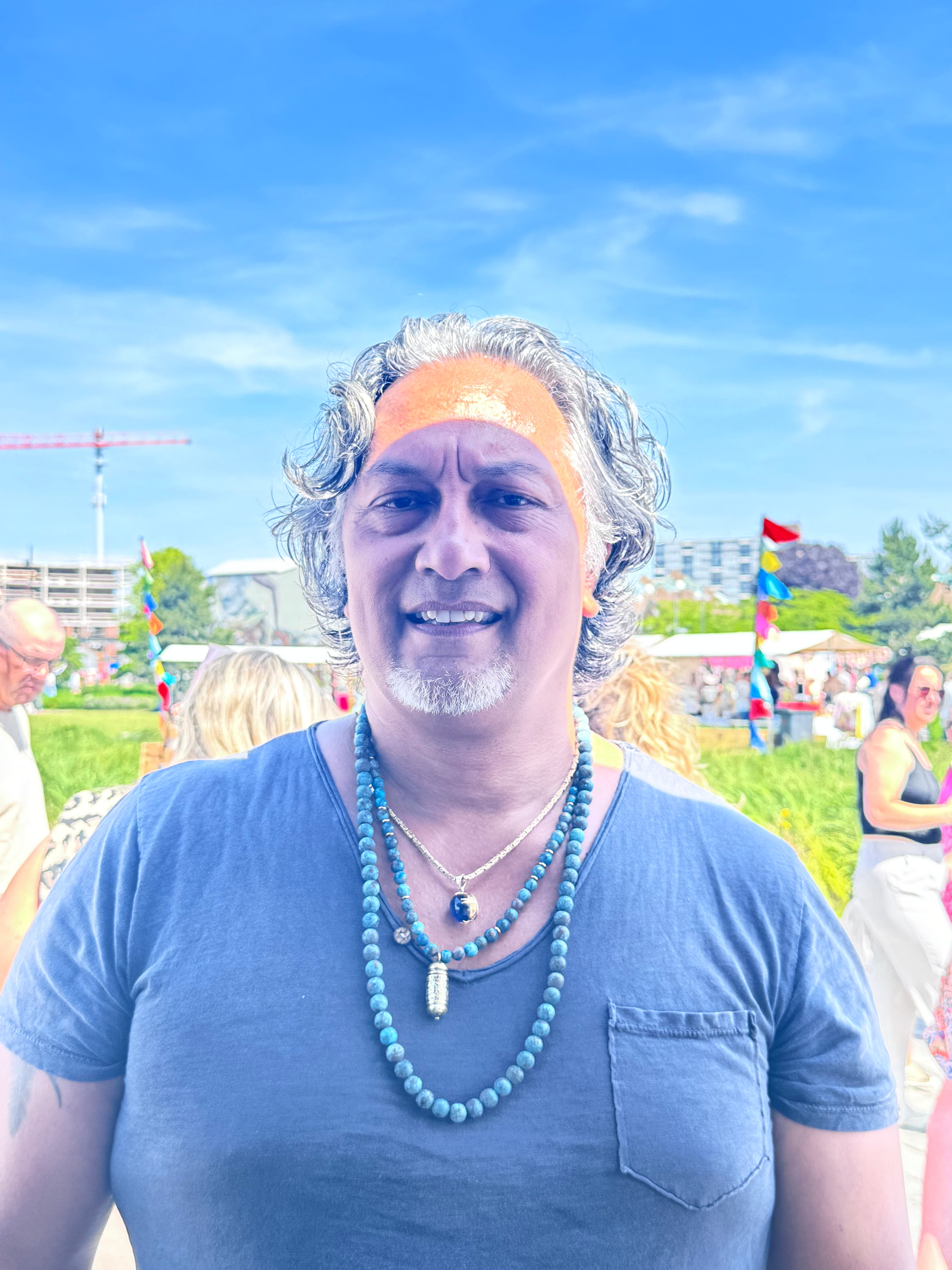 happy customer amerikaanse turkoois edelsteen festival heren ketting