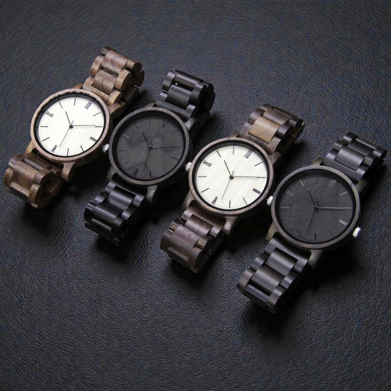 houten heren horloges verschillende kleuren