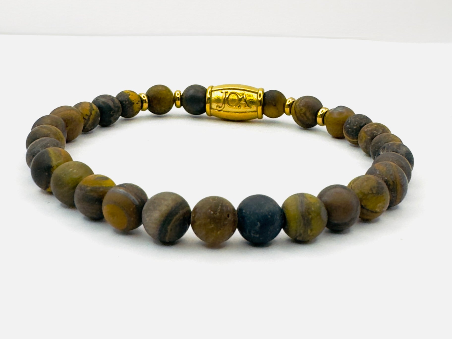 goud lavasteen armband goud