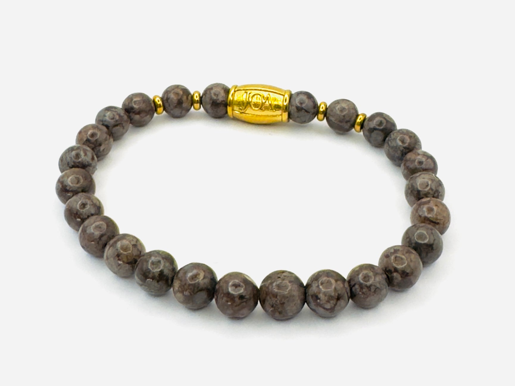 dames obsidiaan goud armband
