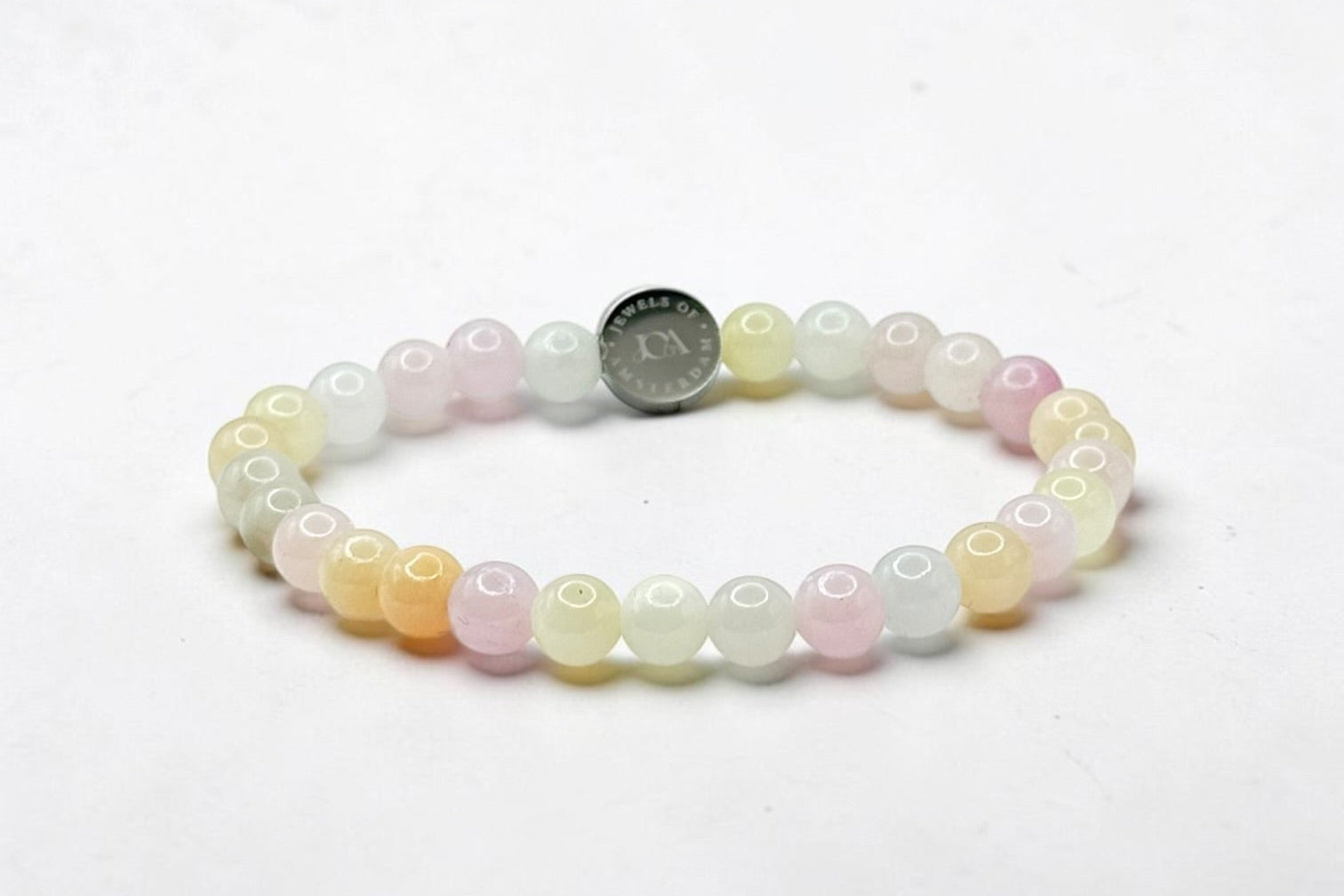 persian chalcedoon armband met zilveren afwerking