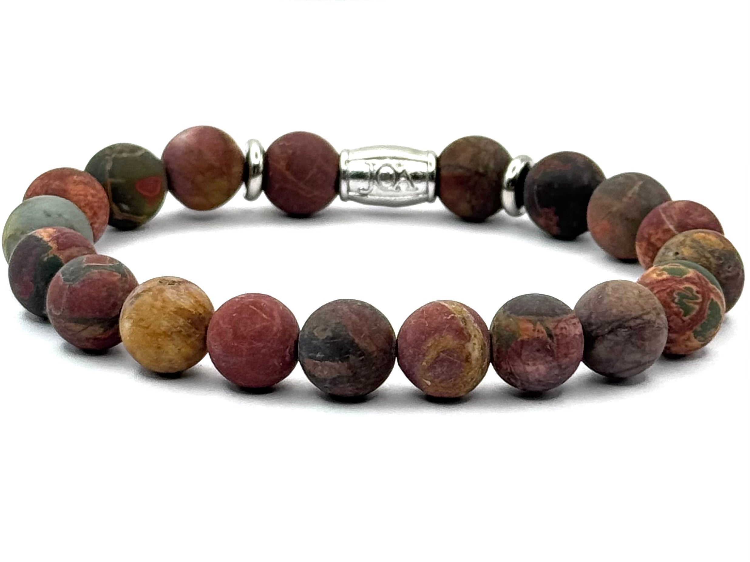 picasso jaspis edelsteen armband 10mm