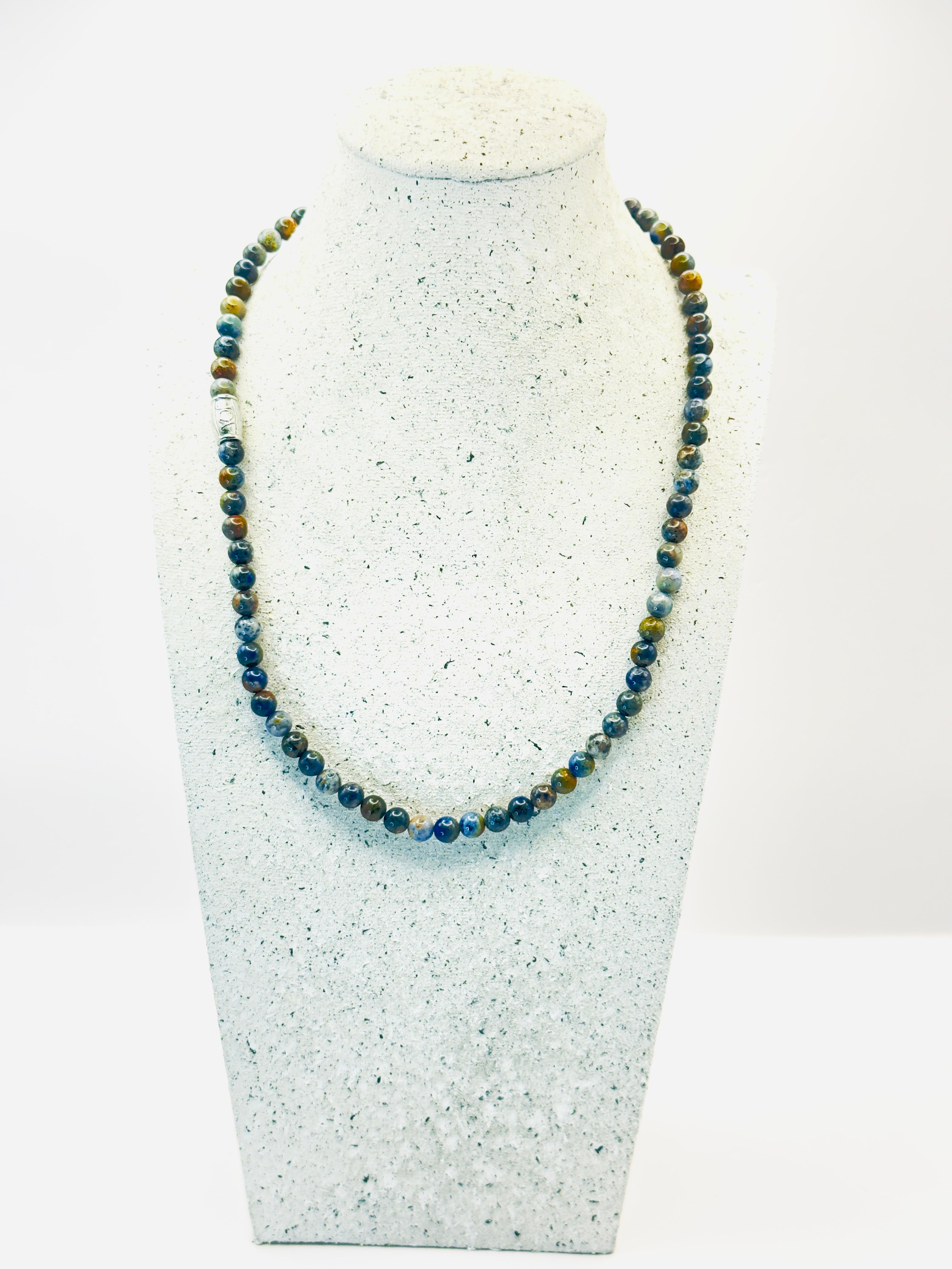 sodaliet edelsteen ketting 50cm