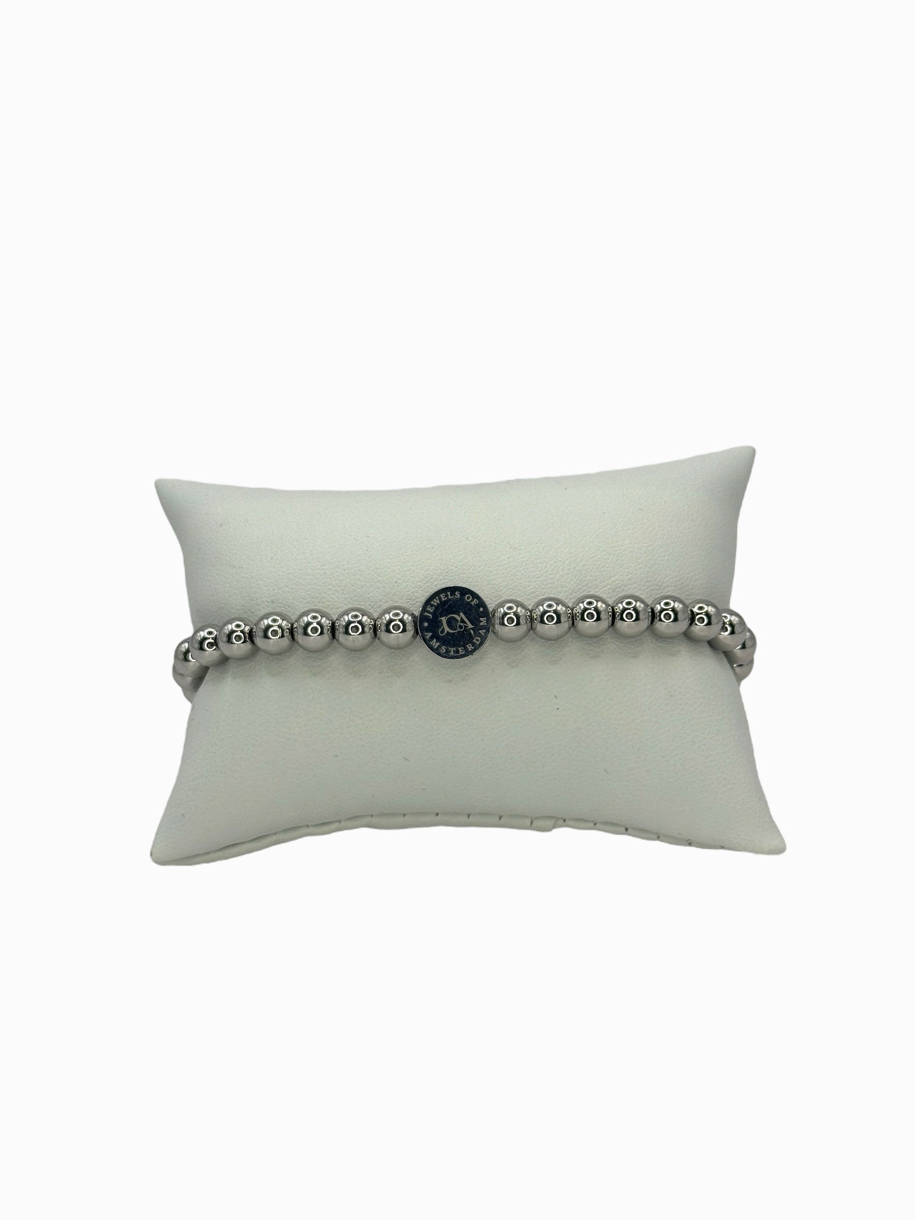 dames stainless steel armband zilver