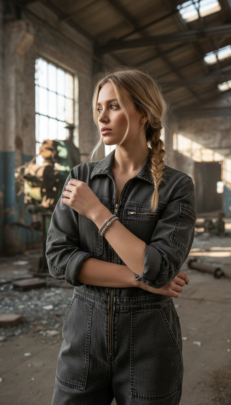 Zilveren armbanden set gemaakt van stainless steel